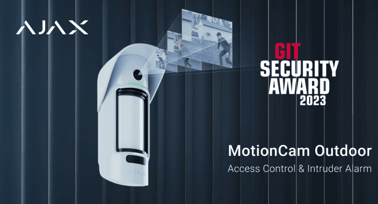 MotionCam Outdoor primé GIT Security Award 2023