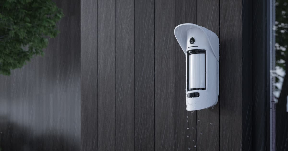 MotionCam Outdoor sous la pluie
