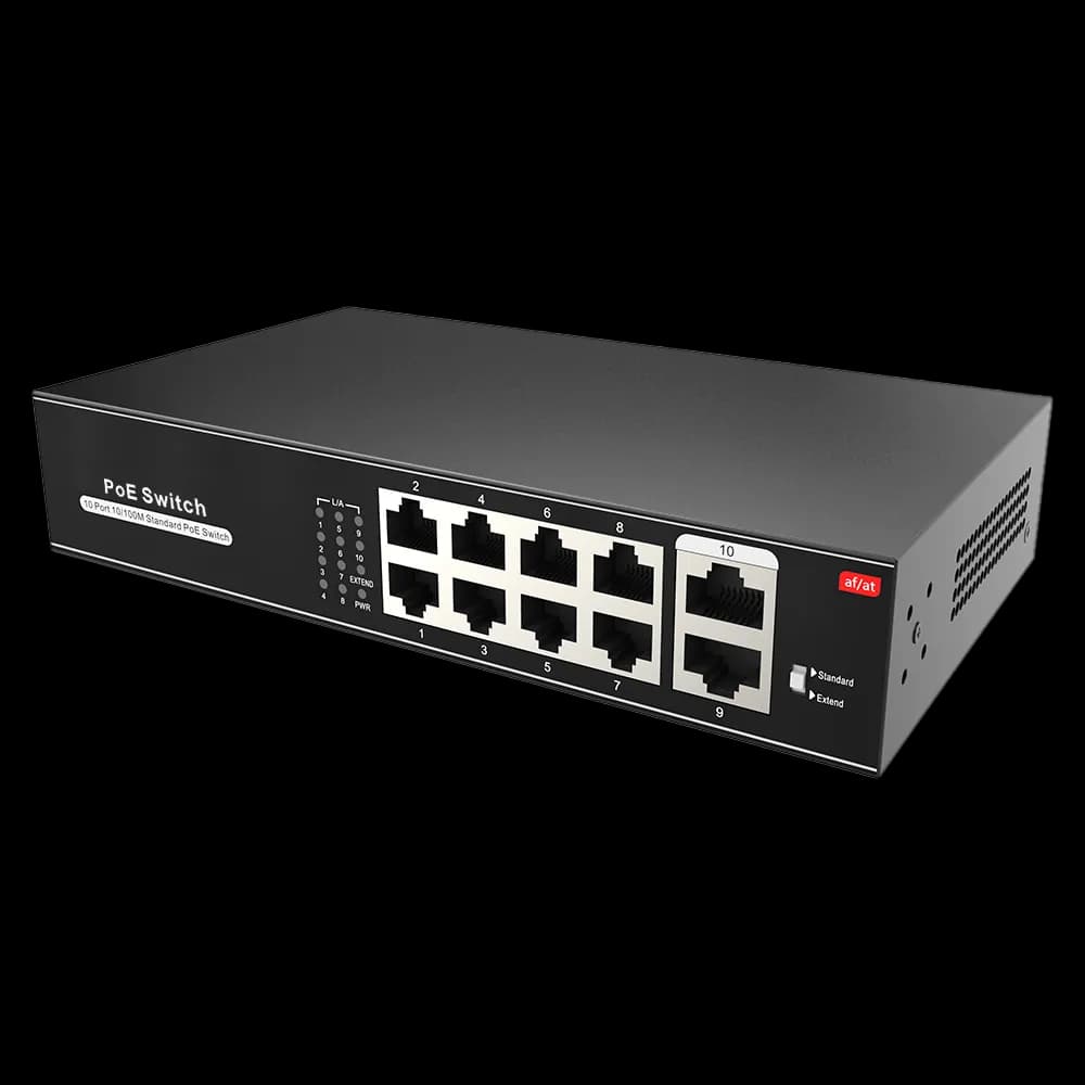 Switch 8 Ports PoE + 2 Ports UPLINK — image 1