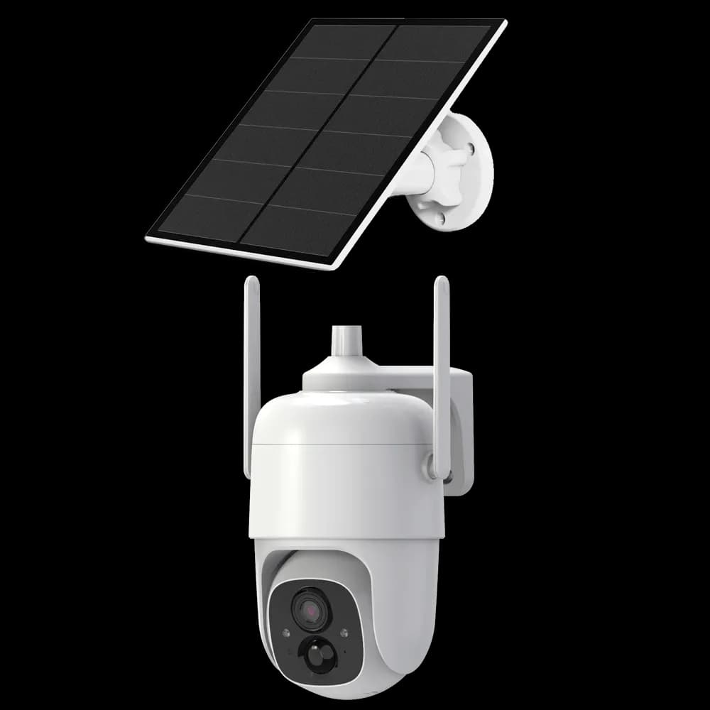 VC-Caméra Extérieur PTZ 3Mpx Wi-Fi alimenté par batterie + panneau solaire — image 1